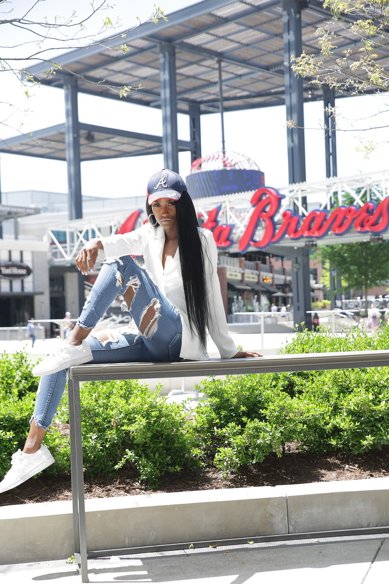 Royal Bleau model photographed in Atlanta